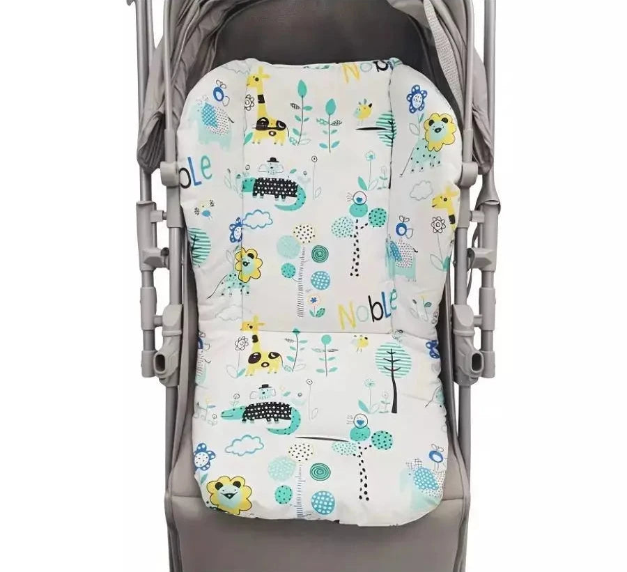 Coussin pour chaise haute et poussette animaux de la savane